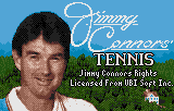 Jimmy Connors Tennis title screen for Atari Lynx